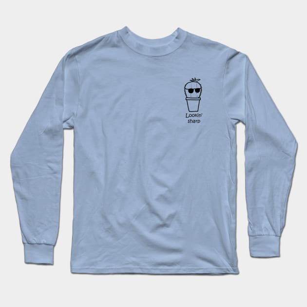 Lookin' Sharp Pocket Long Sleeve T-Shirt by PelicanAndWolf